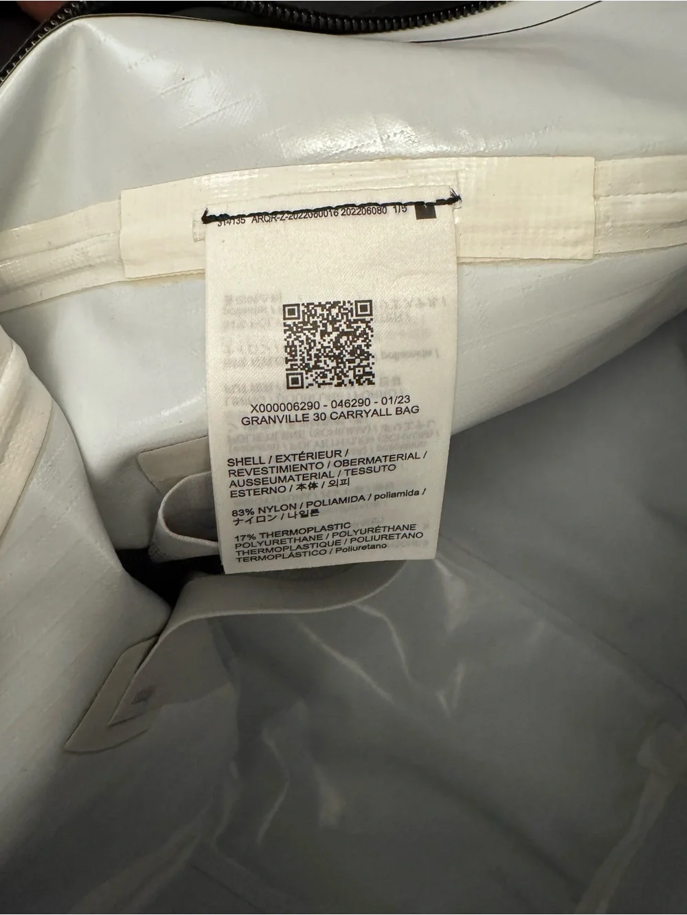 Arc'teryx Granville 30L Carryall Black